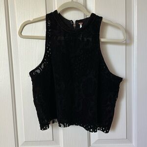 Velvet Lace Free People Crop Top Tank